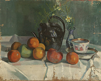 静物画 Still Life (c.1920 – 1930)，卡梅第·亚诺什