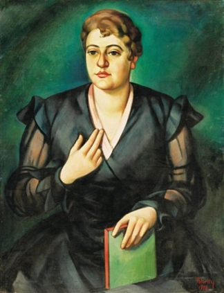 一个女人的肖像 Portrait of a Woman (1916)，卡梅第·亚诺什