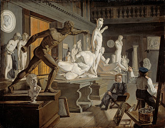 哥本哈根学院的场景 Scene from the Academy in Copenhagen (1827 – 1828)，克努德巴德