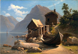 从松恩峡湾出发 From the Sognefjord (1847)，克努德巴德