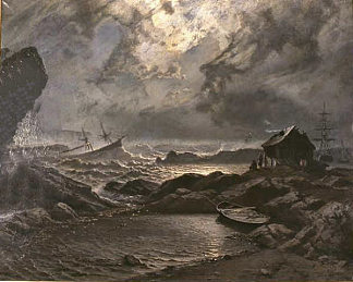 暴风雨之夜 Storm Night (1879)，克努德巴德