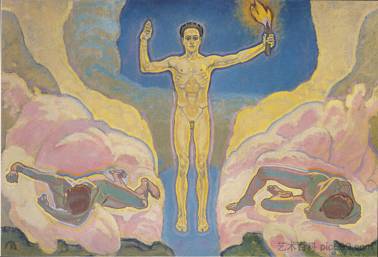 光 The light (c.1914)，科罗曼·莫塞尔