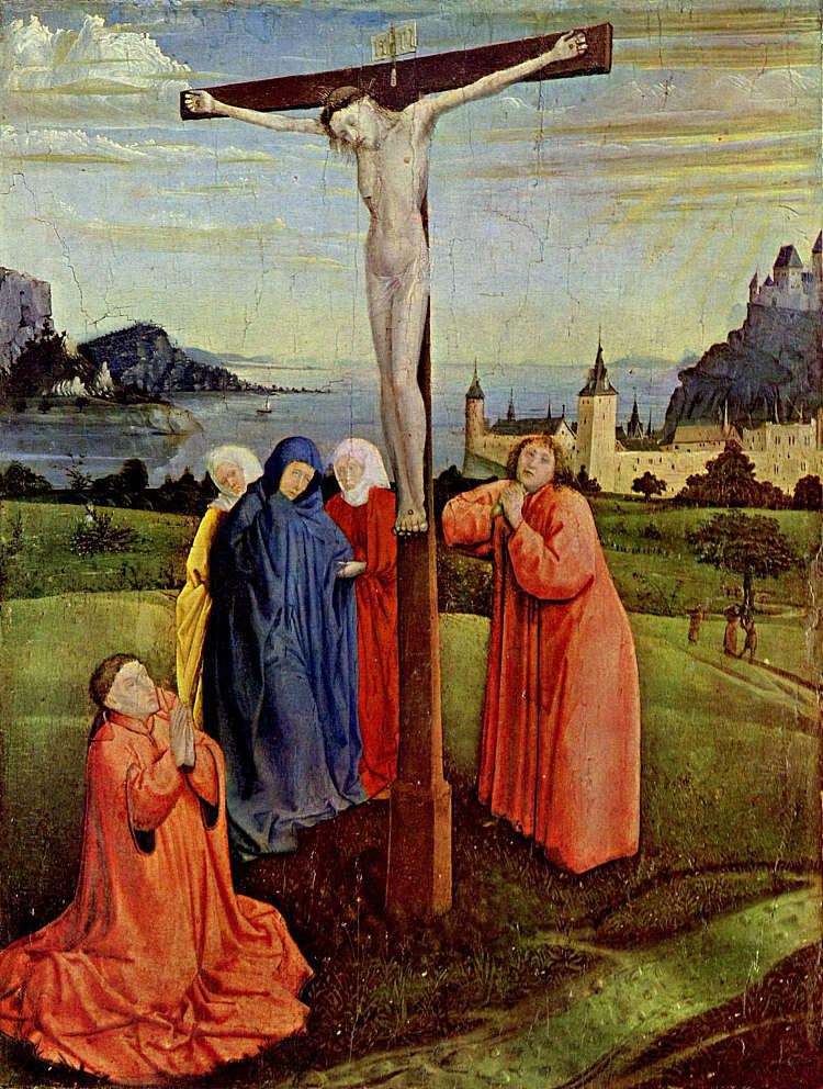 受难 Crucifixion (c.1444; Basel,Switzerland  )，康拉德·维茨