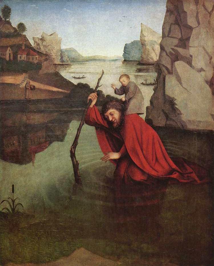 圣克里斯托弗 St. Christopher (c.1435; Basel,Switzerland  )，康拉德·维茨