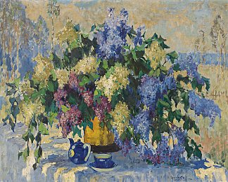 紫丁香 Lilacs (c.1934)，康斯坦丁·戈尔巴托夫