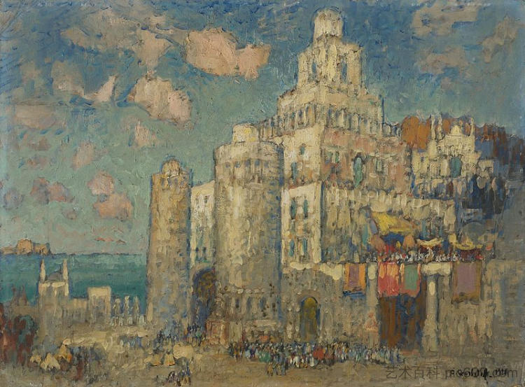 东方小镇 Oriental Town (1928),康斯坦丁·戈尔巴托夫
