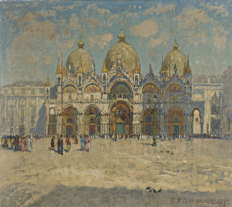 圣马可广场， 威尼斯 Piazza San Marco, Venice，康斯坦丁·戈尔巴托夫