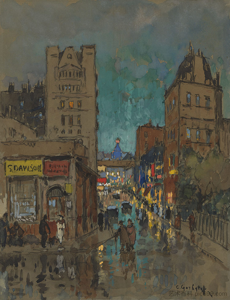 维利尔街,查令十字 Villiers Street, Charing Cross,康斯坦丁·戈尔巴托夫