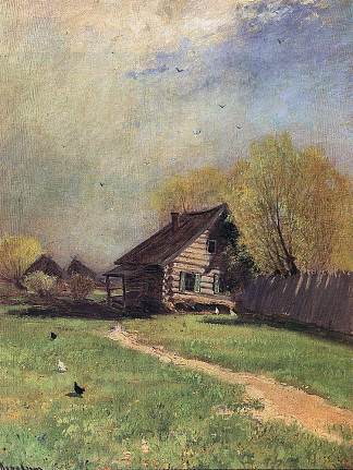 早春 Early Spring (c.1870)，康斯坦丁·柯罗文