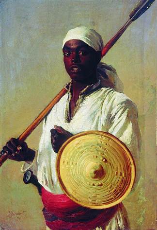 埃及勇士 Egyptian Warrior (1871)，康斯坦丁·马科夫斯基