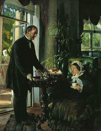 房东 Landlady (1886)，康斯坦丁·马科夫斯基