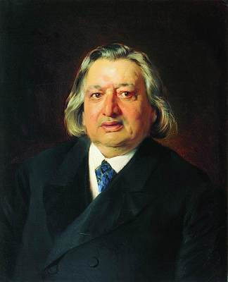 奥西普·彼得罗夫的肖像 Portrait of Ossip Petrov (1870)，康斯坦丁·马科夫斯基