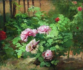 玫瑰 Roses (c.1890)，康斯坦丁·马科夫斯基