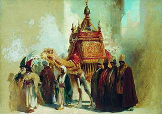 将神圣的地毯从麦加转移到开罗 The transfer of the sacred carpet from Mecca to Cairo，康斯坦丁·马科夫斯基