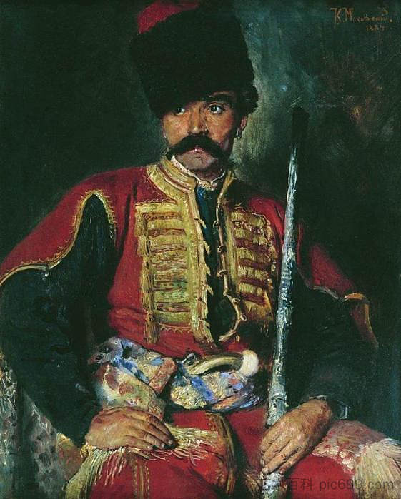 扎波罗热哥萨克 Zaporizhzhya Cossack (1884)，康斯坦丁·马科夫斯基