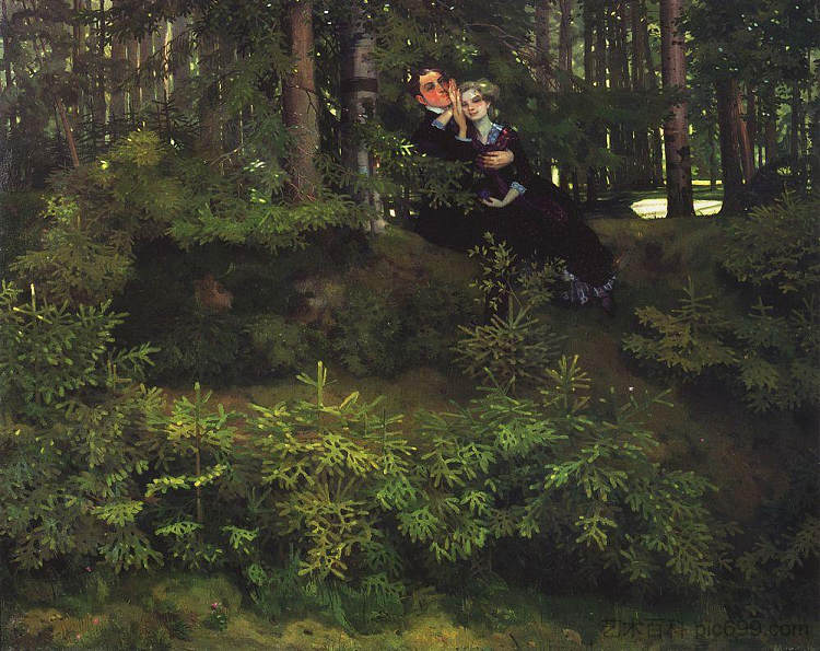 在森林里 In the Forest (1914),康斯坦丁·索莫夫