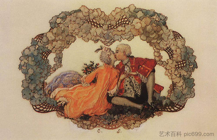 吻 The Kiss (1904)，康斯坦丁·索莫夫