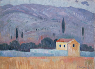 景观 Landscape (c.1909 – c.1911)，科斯坦蒂诺斯·帕西尼斯