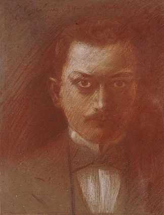 自画像 Self-Portrait (1899)，科斯坦蒂诺斯·帕西尼斯