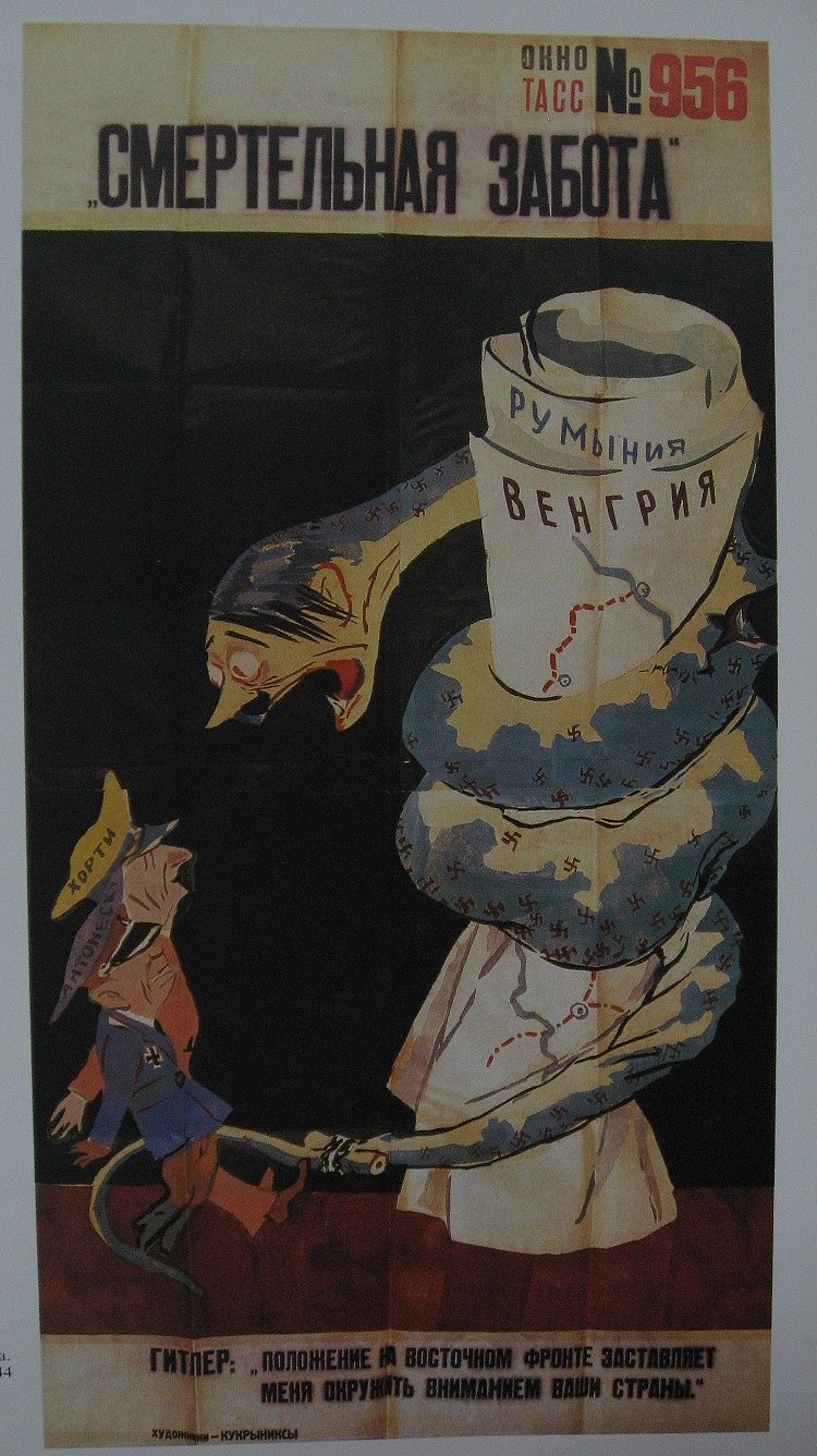 致命的关怀（塔斯社窗口No956） A deadly care (The TASS Window №956) (1944; Moscow,Russian Federation  )，库克里尼客西