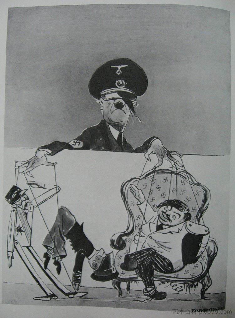 无题 Untitled (1942; Moscow,Russian Federation  )，库克里尼客西