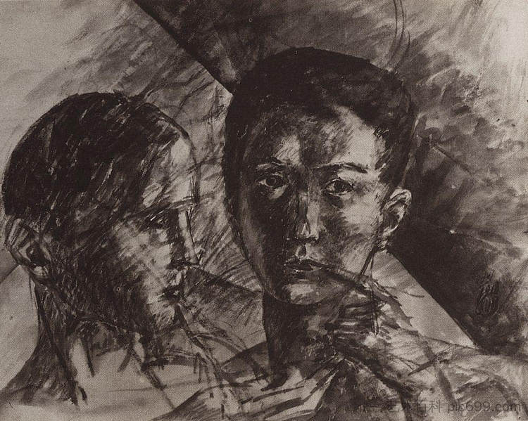 男孩的负责人 Head of boys (1918)，库兹马·彼得罗夫