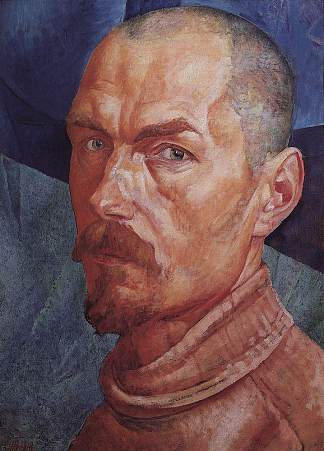 自画像 Self-portrait (1926 – 1927)，库兹马·彼得罗夫