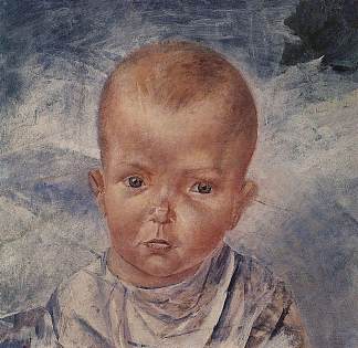 艺术家的女儿 The daughter of an artist (1923)，库兹马·彼得罗夫