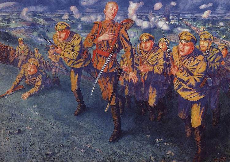 在火线上 On the Line of Fire (1916)，库兹马·彼得罗夫