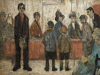 医生的候诊室 A Doctor’s Waiting Room (1920)，L·S·洛里