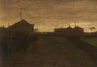 雅顿农场，斯文顿 Arden’s Farm, Swinton (1909)，L·S·洛里
