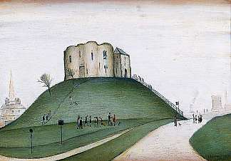 克利福德塔，约克 Clifford’s Tower, York，L·S·洛里