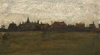 克利夫顿交界处，早上 Clifton Junction, Morning (1910)，L·S·洛里