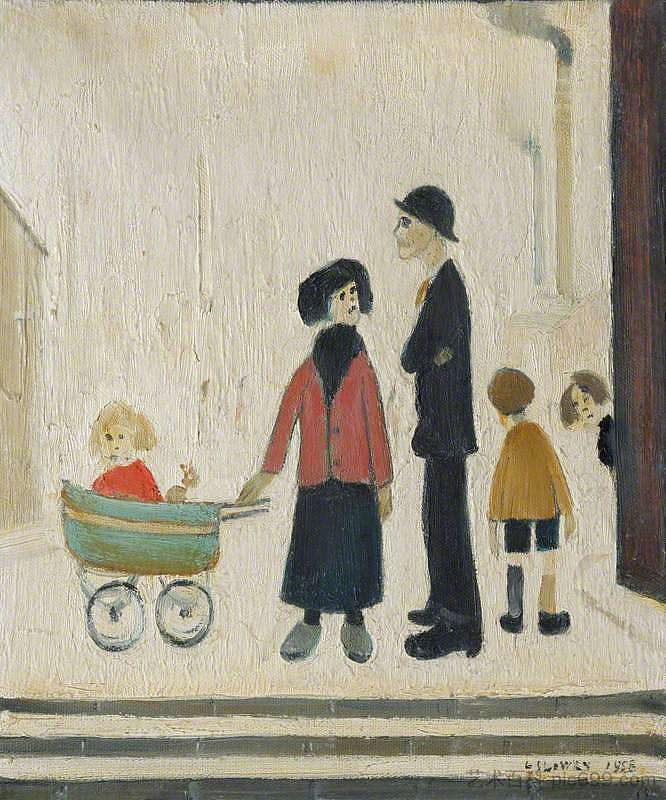 家庭组 Family Group (1958)，L·S·洛里