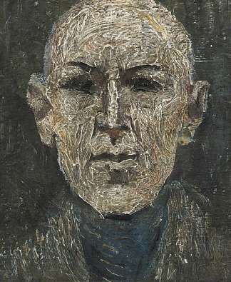 秃头男人的头 Head of a Bald Man (1914)，L·S·洛里
