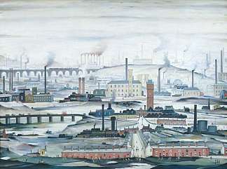 工业景观 Industrial Landscape (1955)，L·S·洛里