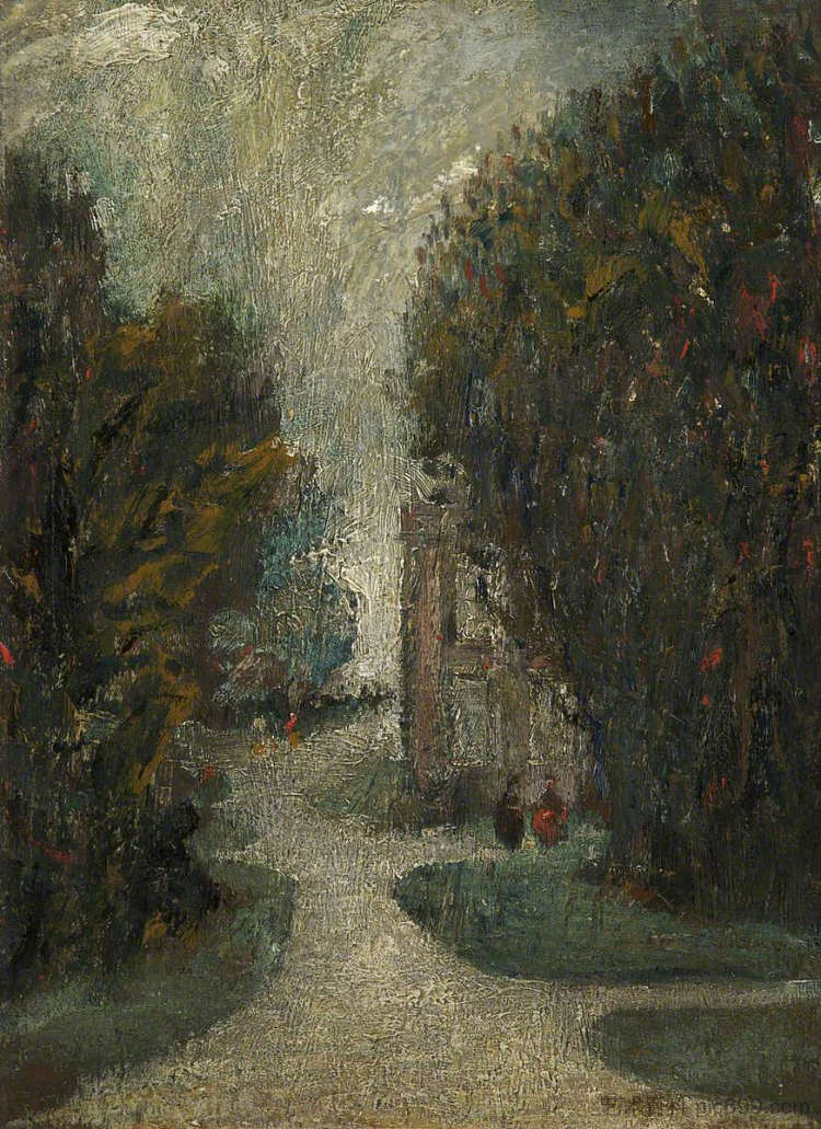 景观 Landscape (1912)，L·S·洛里