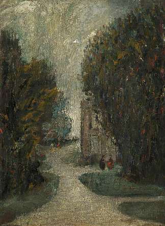 景观 Landscape (1912)，L·S·洛里