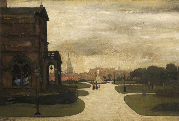 皮尔公园，索尔福德 Peel Park, Salford (1927)，L·S·洛里