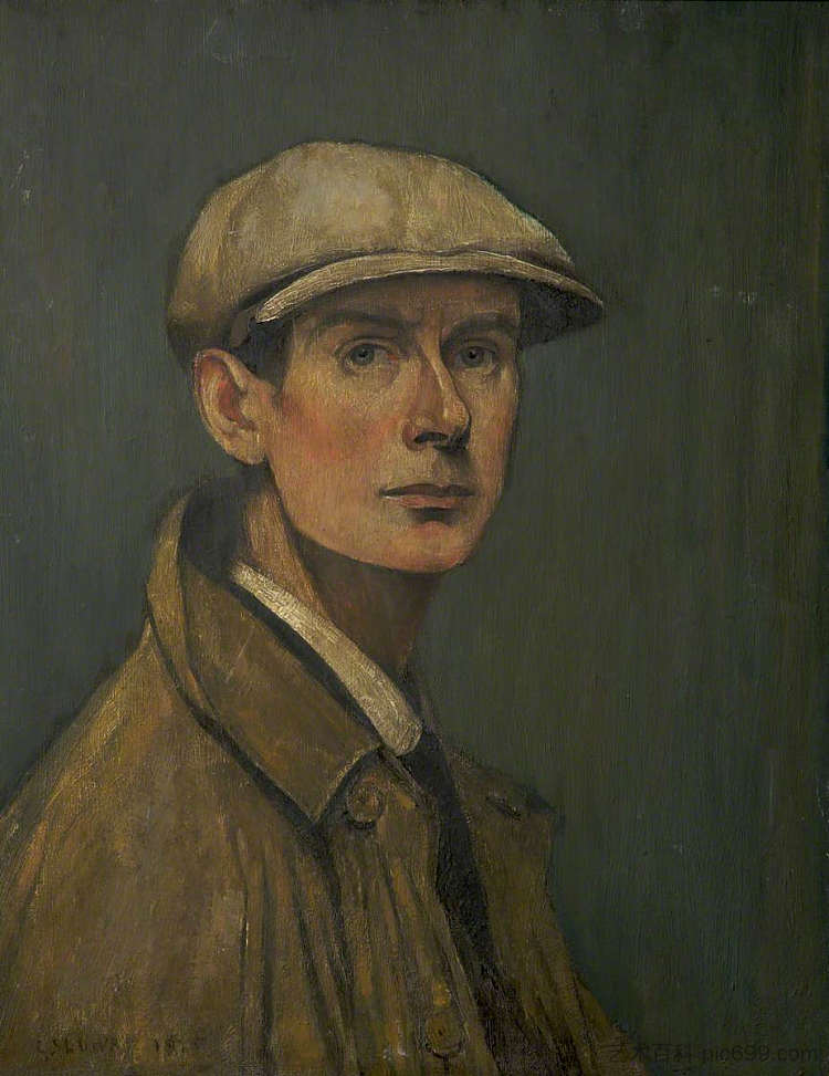 自画像 Self Portrait (1925)，L·S·洛里