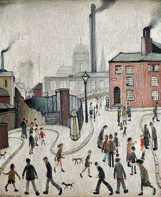 街景 Street Scene (1947)，L·S·洛里