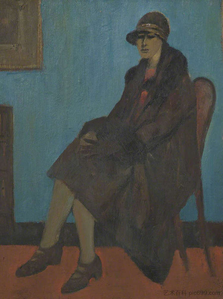 椅子上的女人 Woman in a Chair (1921)，L·S·洛里