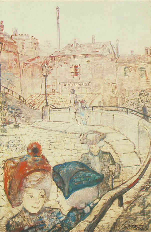 周日下午在科莫 Sunday Afternoon in Como (1912)，拉霍斯古拉西