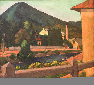 拜亚马雷景观 Nagybánya View (1909)，拉霍斯提亚尼