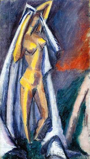 裸 Nude (1910)，拉霍斯提亚尼