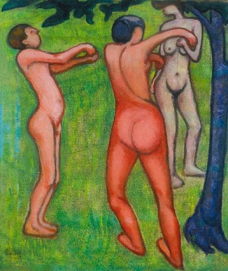 裸体 Nudes (1907)，拉霍斯提亚尼