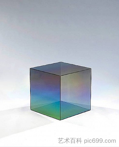 20“ 立方体 20" Cube (1968)，拉里·贝尔