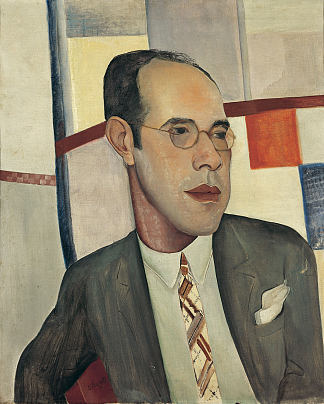 马里奥·德·安德拉德的肖像 Retrato de Mario de Andrade (1927)，塞加尔
