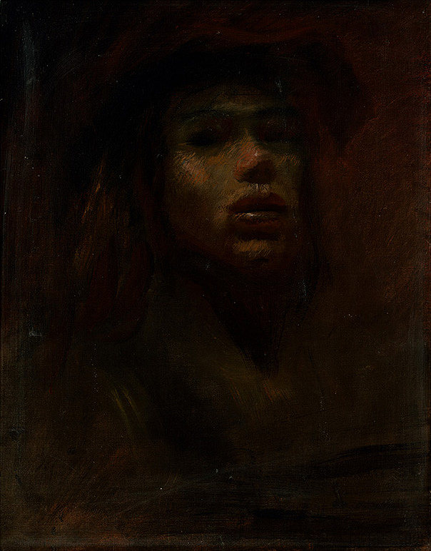 长发新郎 A Long Haired Groom (1900),拉斯洛·梅德雅恩斯基