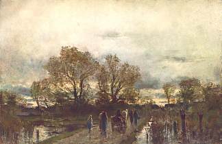 沼泽地 Marshland (1880)，拉斯洛·梅德雅恩斯基